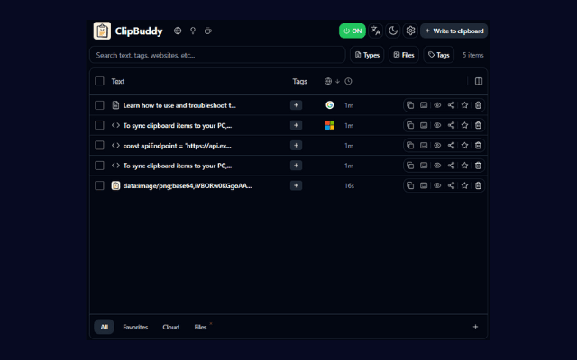 ClipBuddy – Secure Clipboard Manager screenshot 2